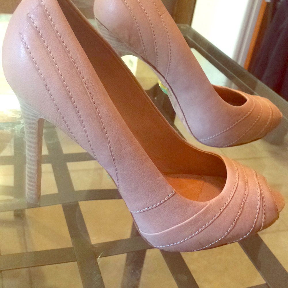 LAMB heels tan nude 8
